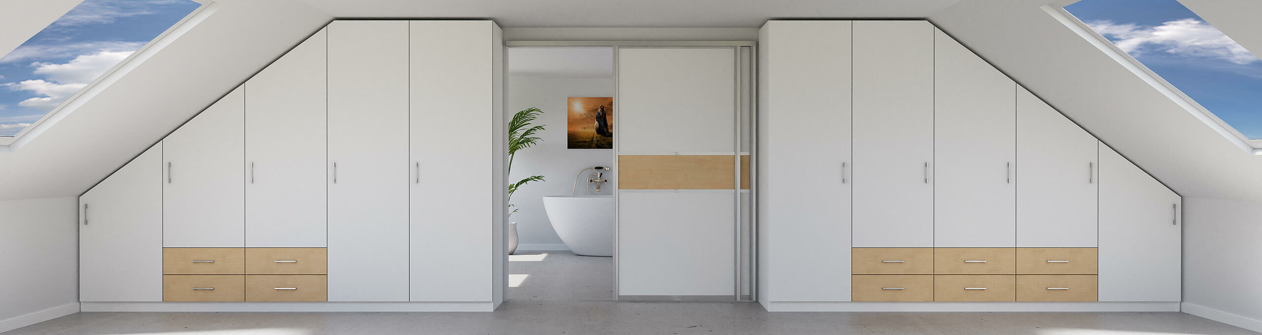 Stabile Trennwand für´s Badezimmer nach Maß
