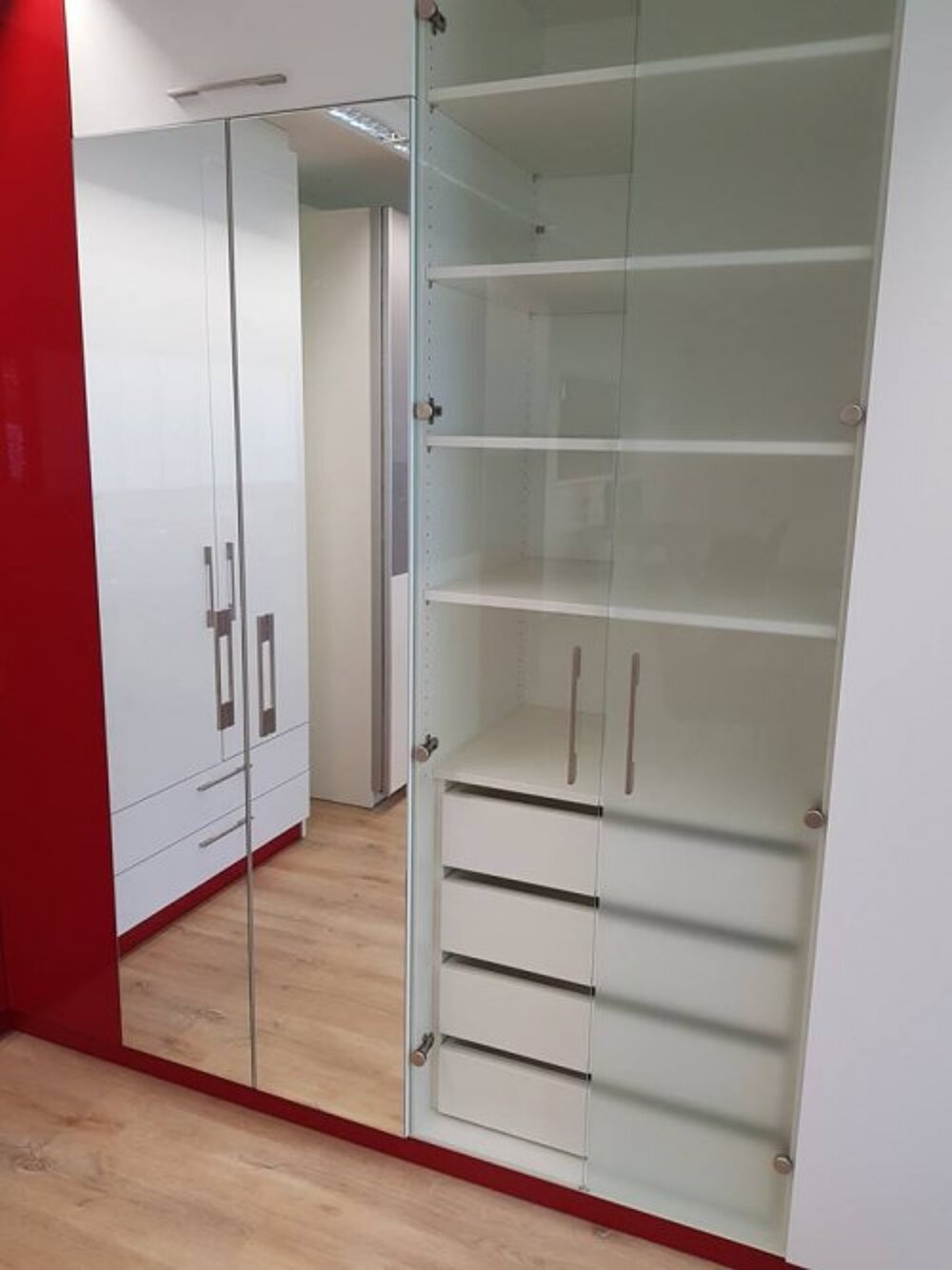 Tür Spiegel oder Glas