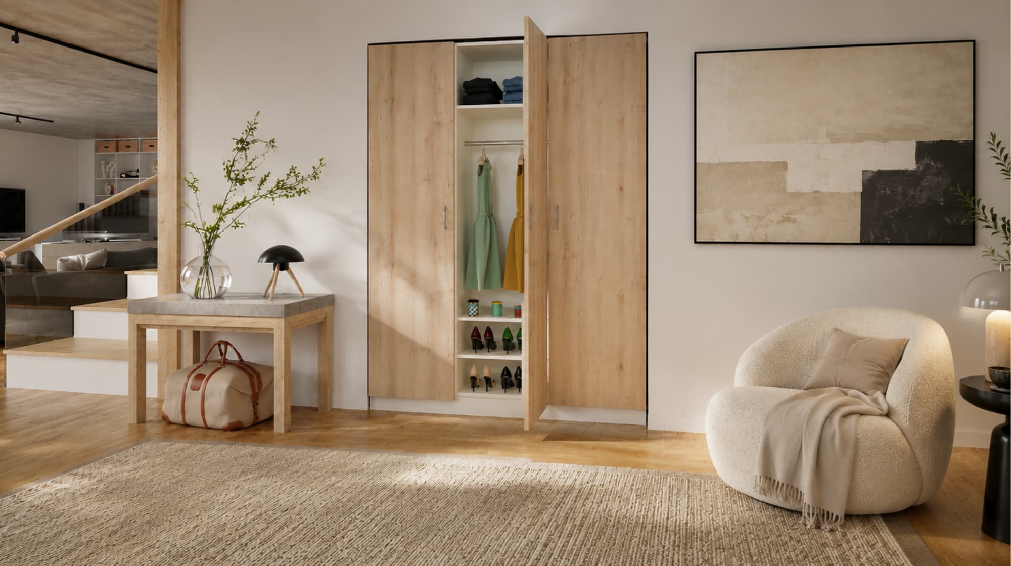 Einbauschrank im Flur