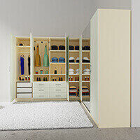 Eckschrank planen