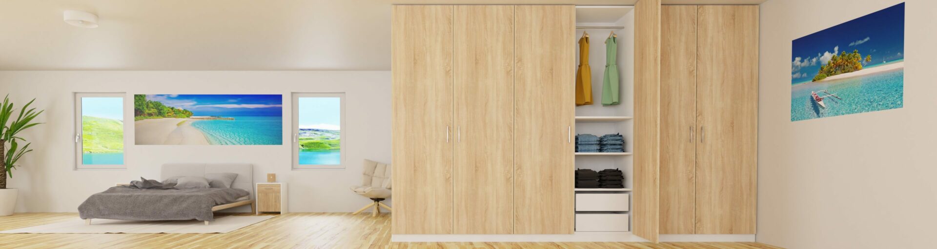 Kleiderschrank fürs Gästezimmer