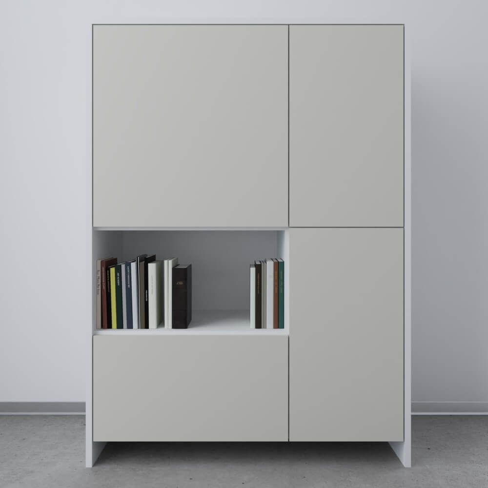 design highboard - weiß "flavio"