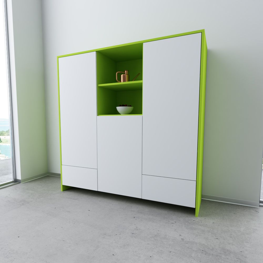 Highboard Limonengrün "Romeo"