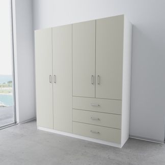 Kinderschrank - Weiß "Ayla"
